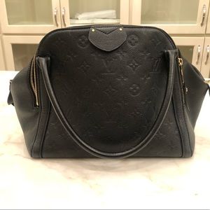 Louis Vuitton Black LV Monogrammed handle bag